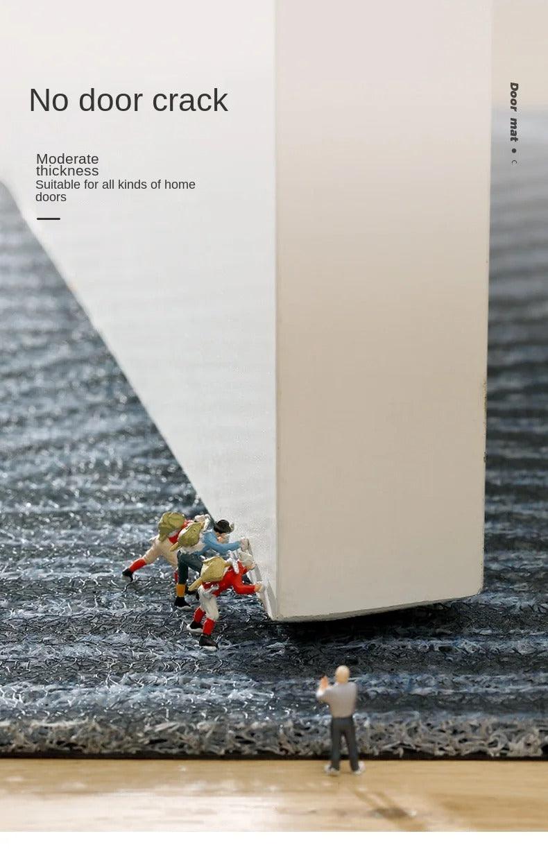 Geometrische PVC-deurmat