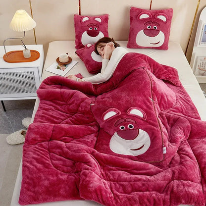 Stitch KnuffelPlaid en Kussenset