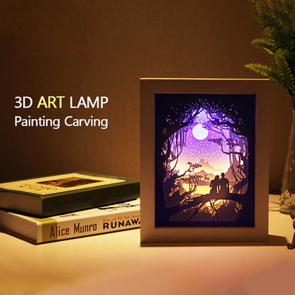 Magische 3D Papercut Lamp