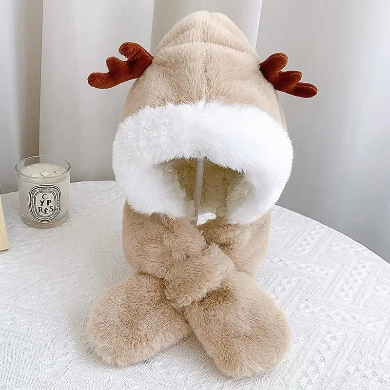 Schattige Rendier Winter Babymuts