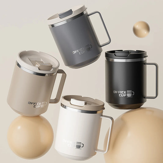 Thermo Koffiemok Met Handvat RVS