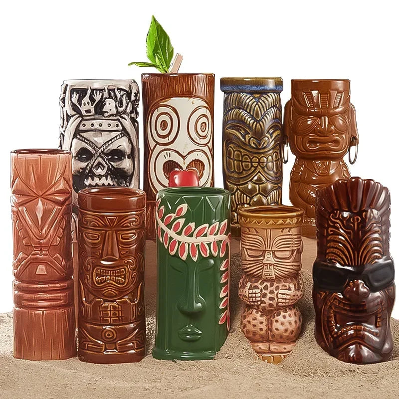 Tiki Cocktail Mok Keramisch