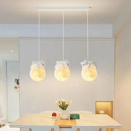 Kinderkamer Hanglamp Little Bear en Rabbit
