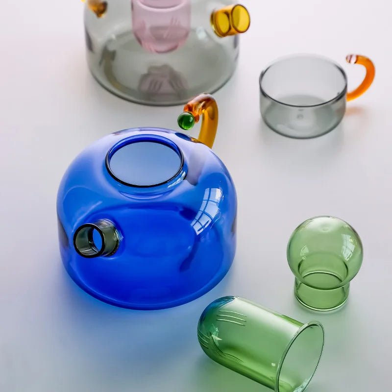 Hittebestendige Glazen Theepot Set