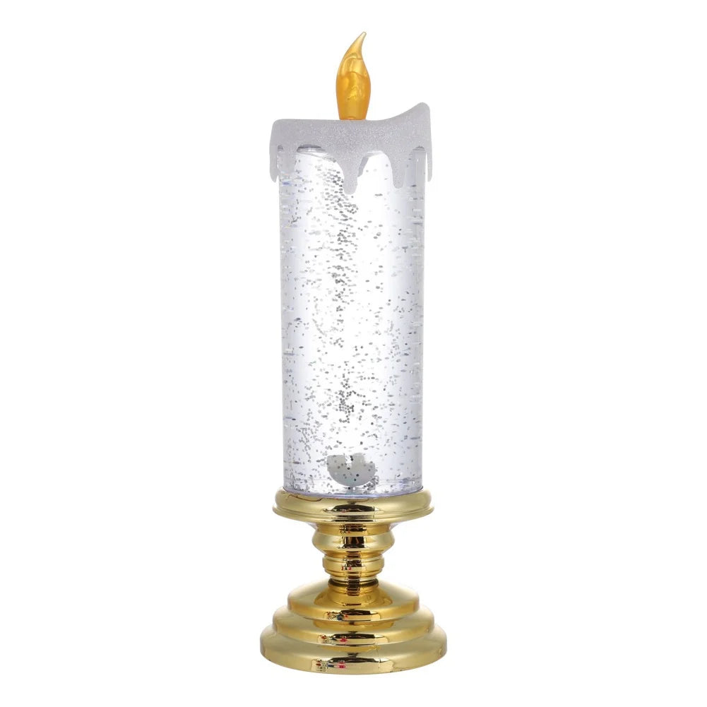 Kerst LED Glitter Kaarslamp