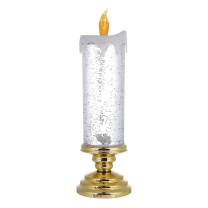Kerst LED Glitter Kaarslamp