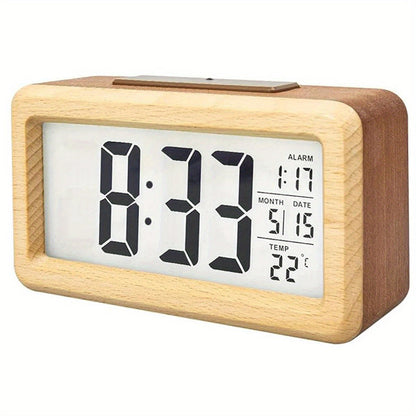 Stijlvolle Houten Wekker