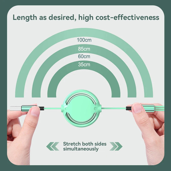 3-in-1 Snel Oplaadkabel