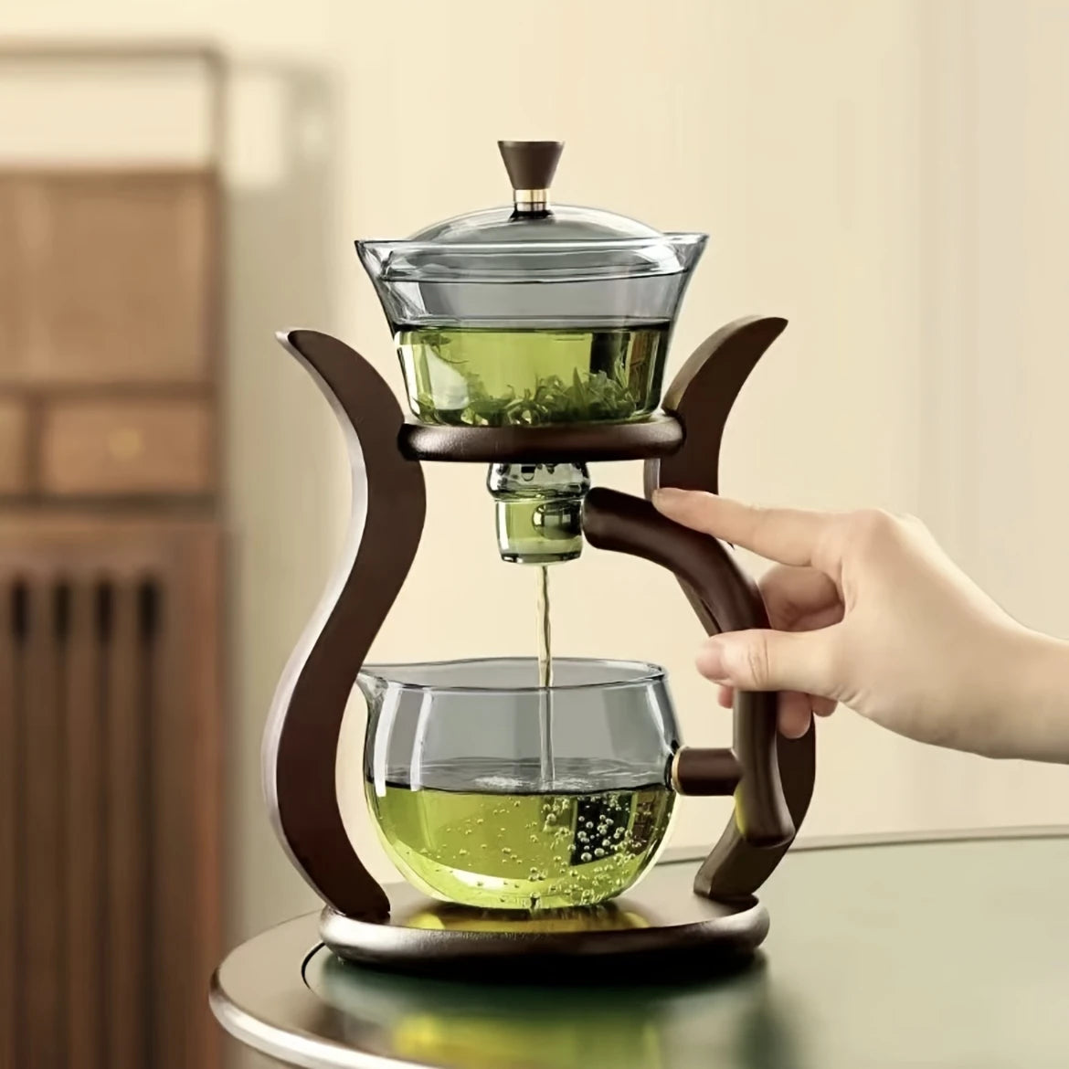 Theeset met Infuser en 6 kopjes