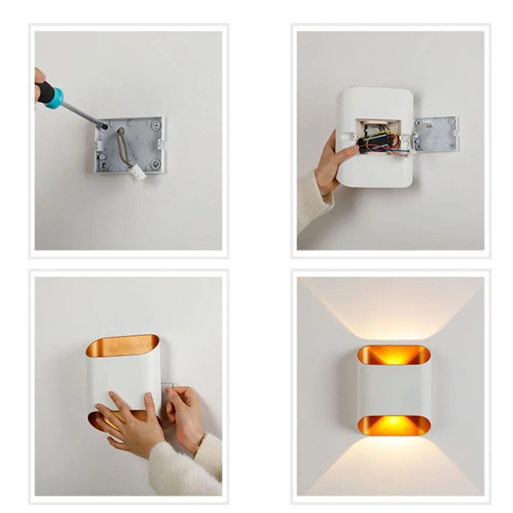 Metal LED Wandlampen Buiten
