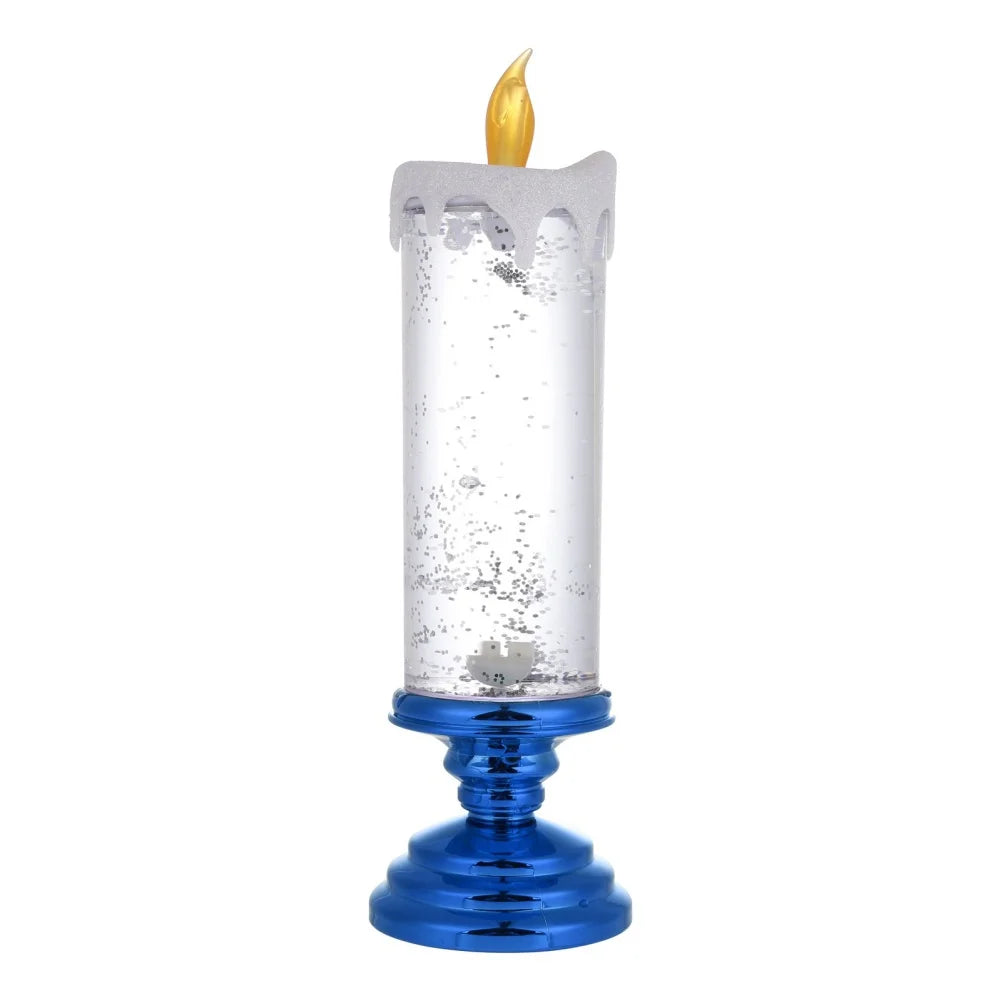 Kerst LED Glitter Kaarslamp