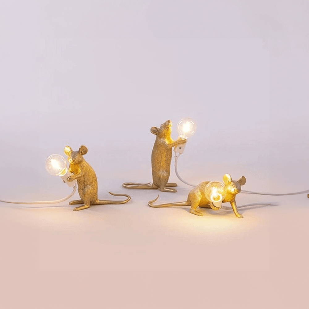 LED tafellampen hars dier rat muis tafellampen
