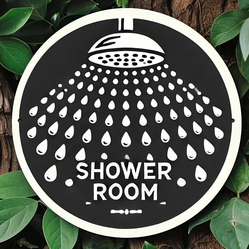 Ronde Toilet Douche badkamer bewegwijzering