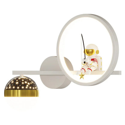 LED Star Astronaut Kinderwandlamp