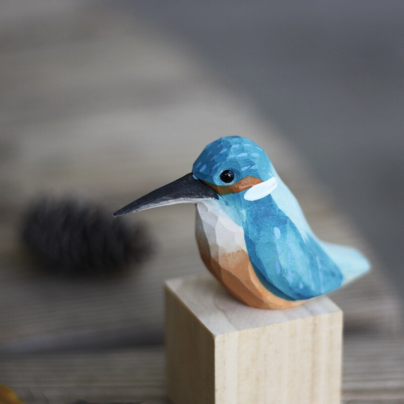 Charmante Houten Vogelfiguren