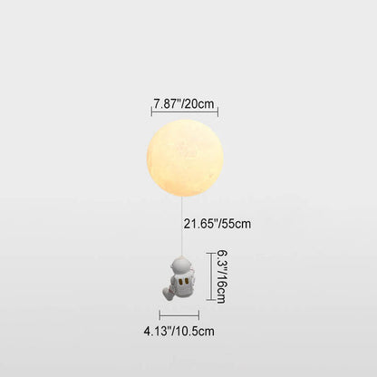 Astronaut Wandlamp met Stijl