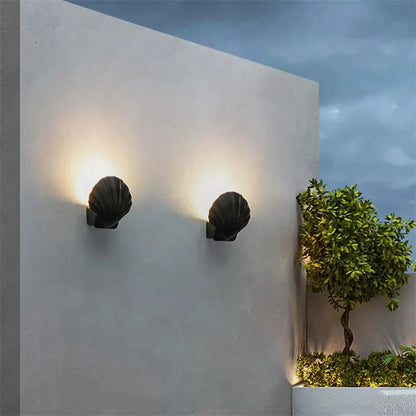 Zee Schelp Wandlamp voor Tuin