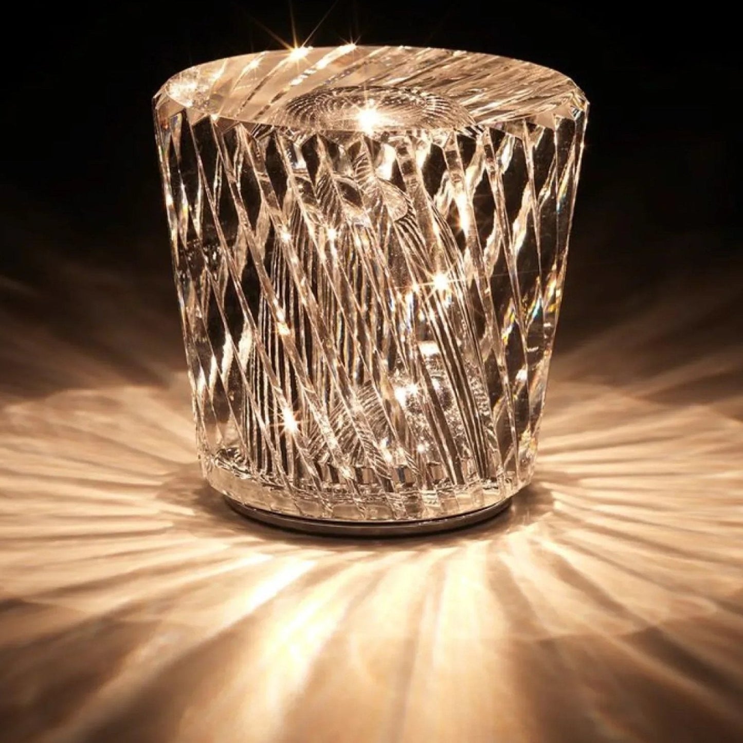Kristallen Diamanten Lamp