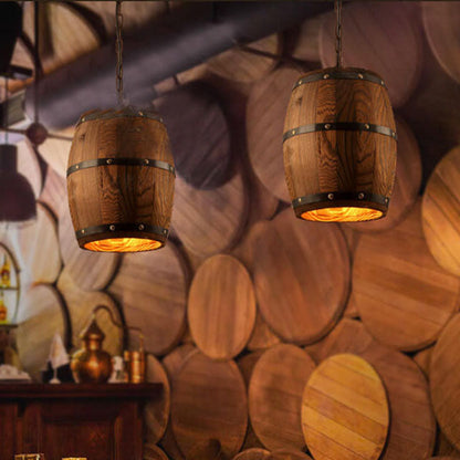 Sfeervolle Wijnvat Hanglamp