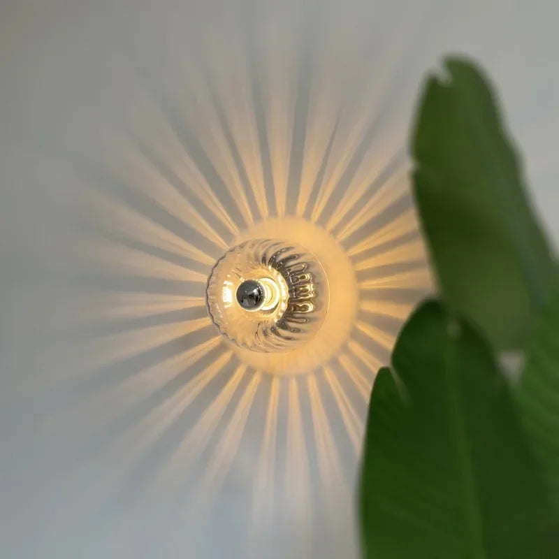 Bauhaus Glazen Wandlamp Pracht