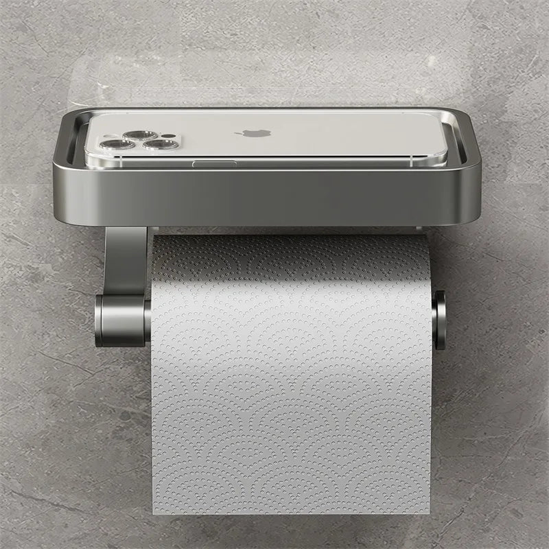 Stijlvolle Toiletrolhouder met Plank