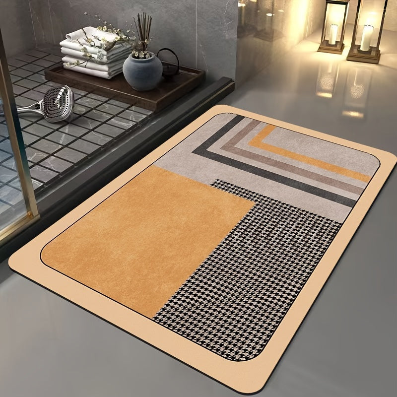 Stijlvolle Geometrische Badmat