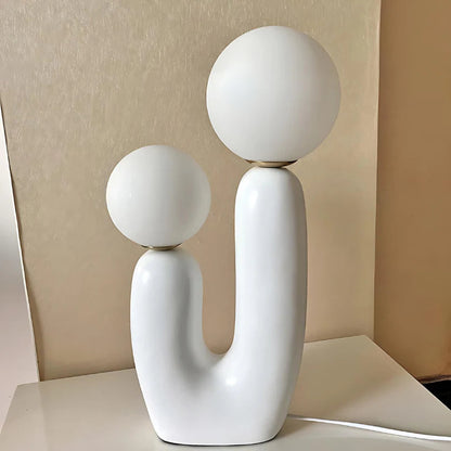 Dubbelglas Tafellamp Zachte Kleuren