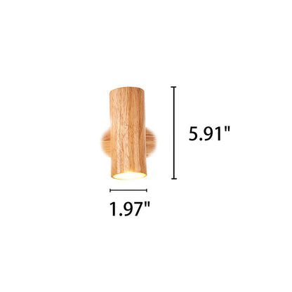 Rotatable Houten Spotlight