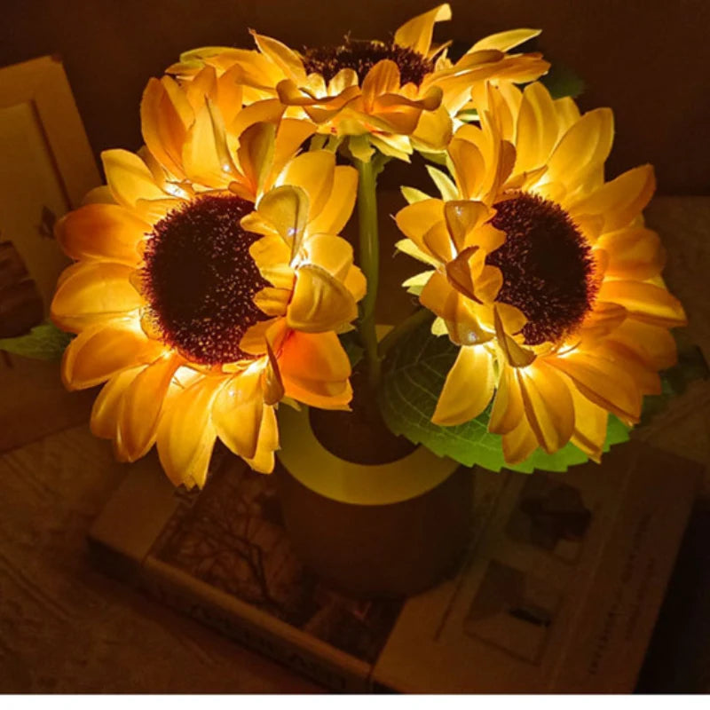 Zonnebloem LED Nachtlampje