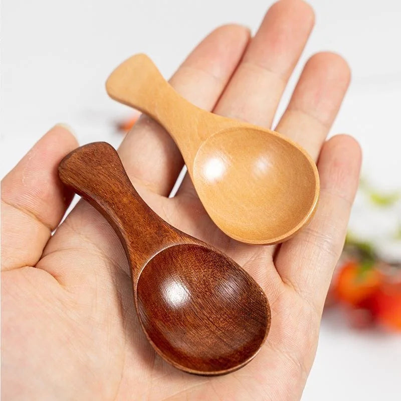 Houten Theelepels voor Specerijen