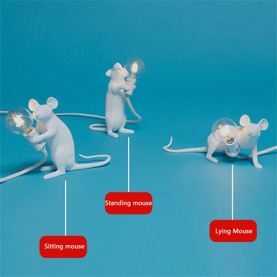 LED tafellampen hars dier rat muis tafellampen