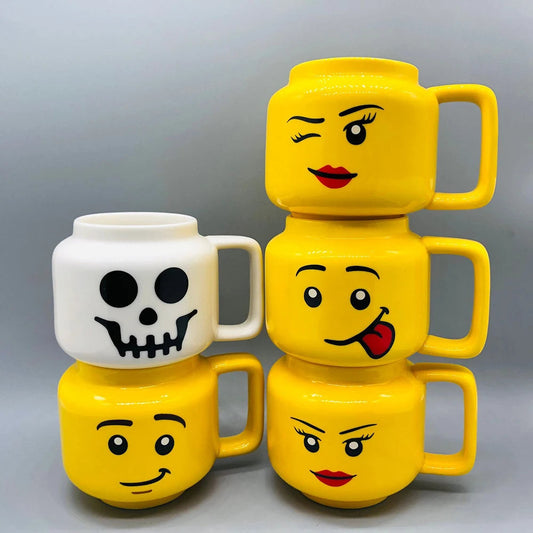 Speelse Smiley Keramische Mok