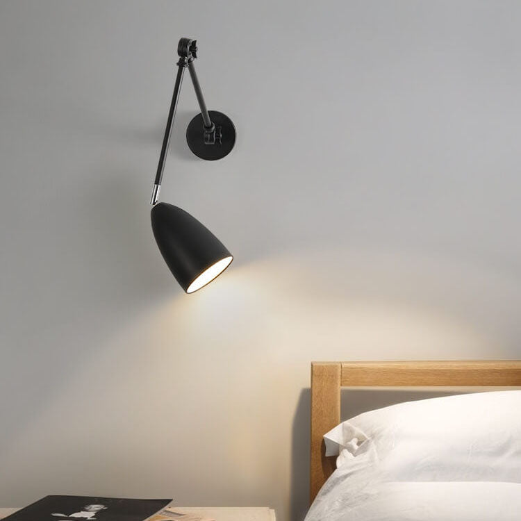 Vintage industriële Zwenkarm Wandlamp