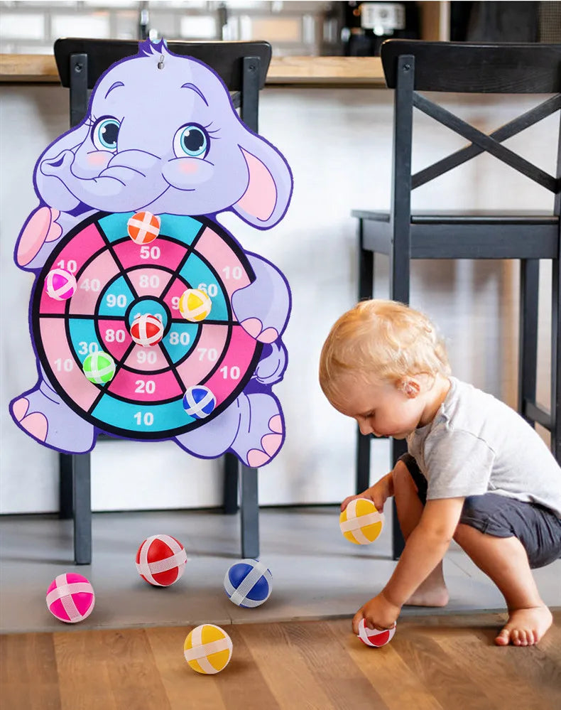 Dartbord met klittenband