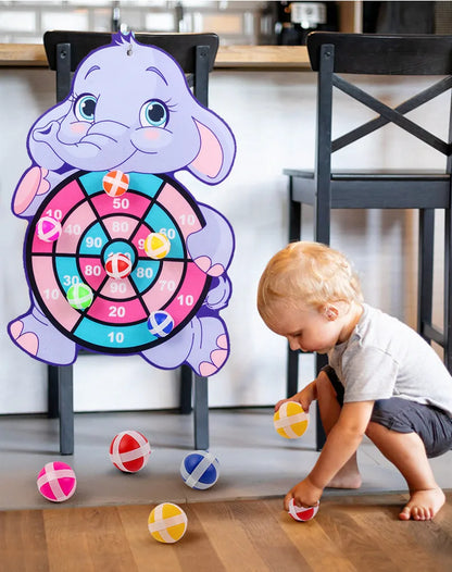 Dartbord met klittenband