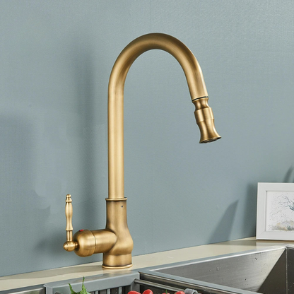 Antique Bronze Kitchen Faucet with Touch Control