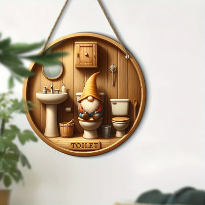 Plattelandskabouter Toilet Bord Retro Huis