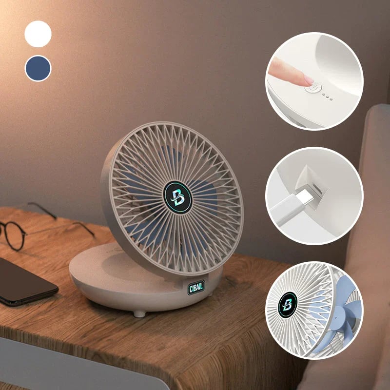 90° Foldable Fan Rechargeable
