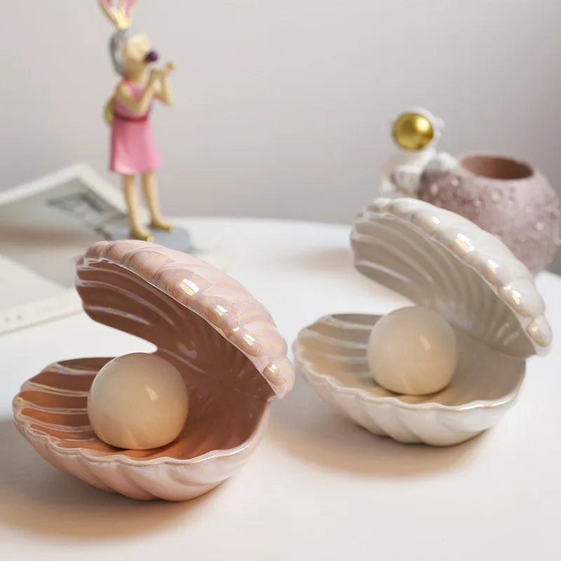 Zeemeermin Parel Schelp Lamp