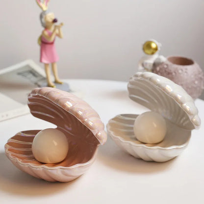 Zeemeermin Parel Schelp Lamp