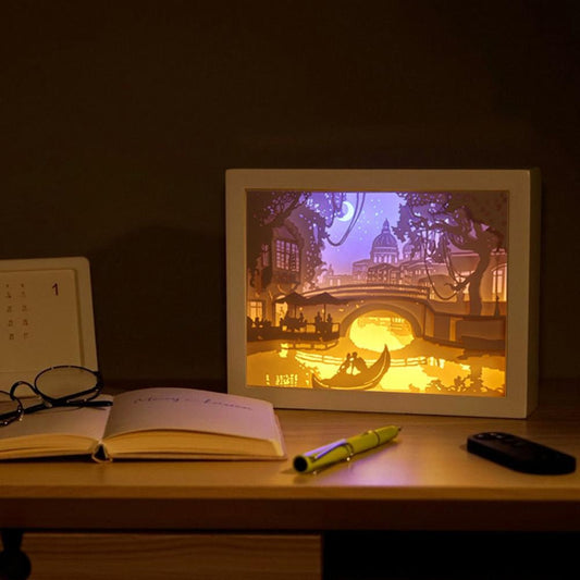 Magische 3D Papercut Lamp