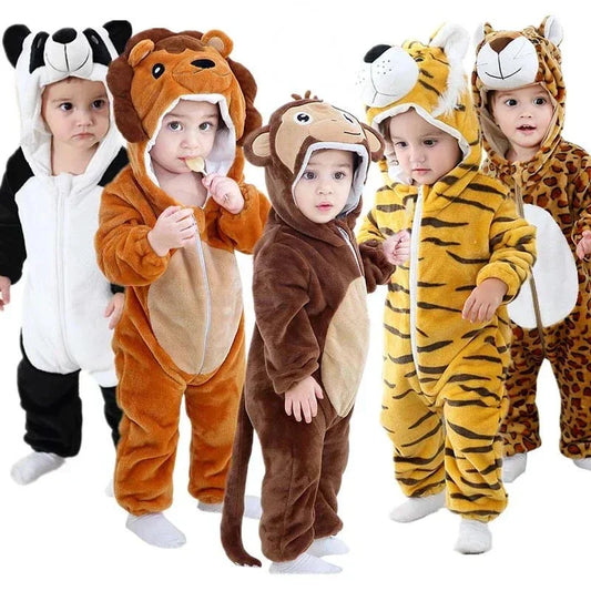 JungleBuddies Baby Onesies - Schattige Dierlijke Onesies voor Jouw Kleintje