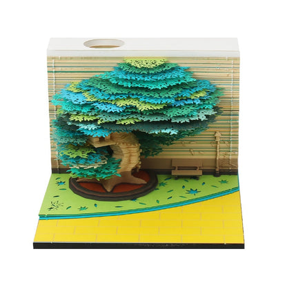 Omoshiroi Blok 3D Kladblok Kalender
