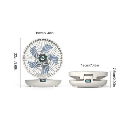 90° Foldable Fan Rechargeable
