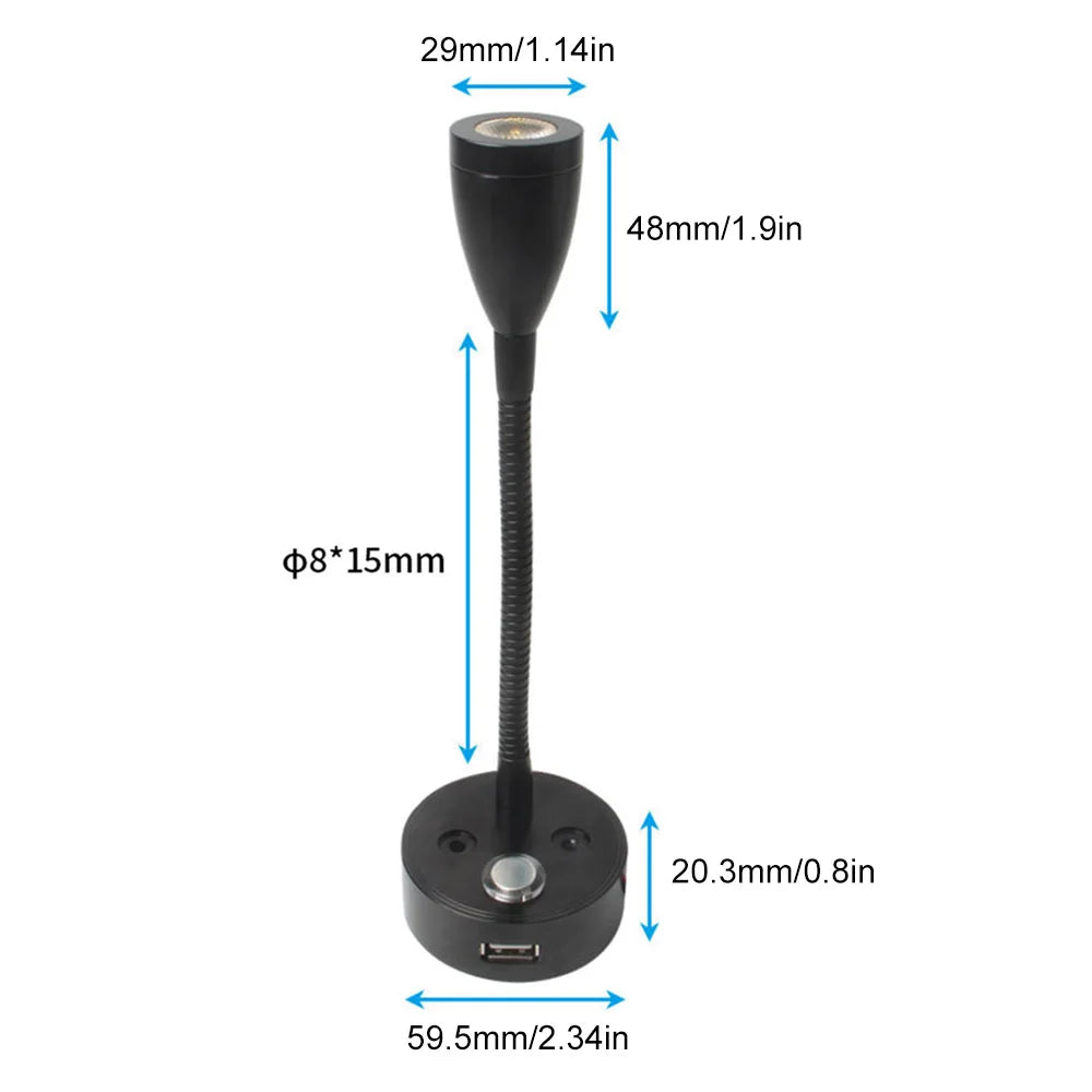 Dimbare LED Leeslamp