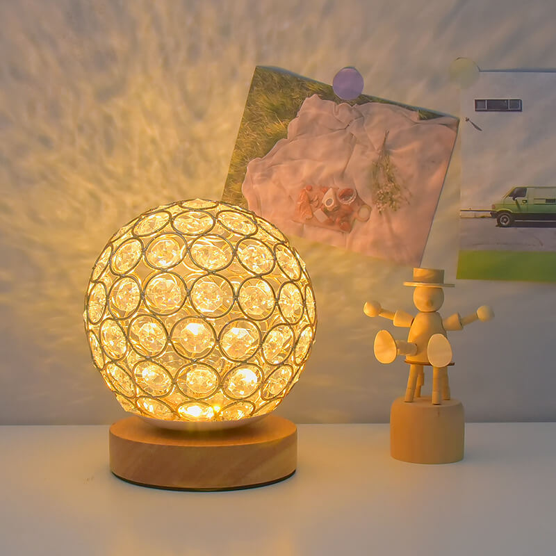 Stijlvolle Crystal LED Tafellamp