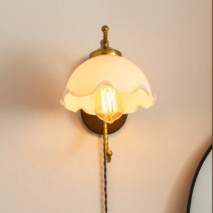Franse Vintage Wandlamp