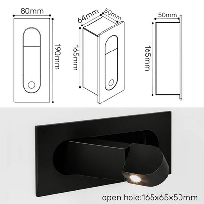 Verstelbare Nordic LED wandlamp - Compact & energiebesparend
