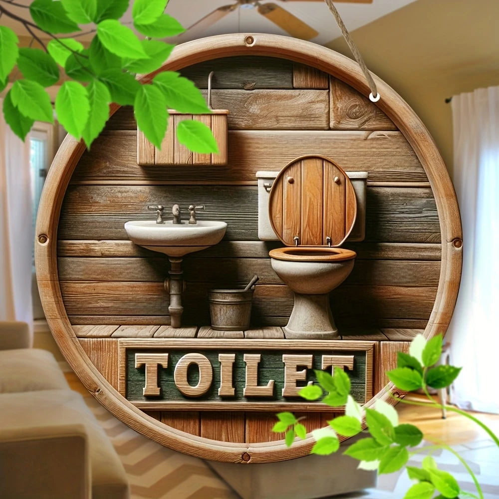 Ronde Toilet Douche badkamer bewegwijzering