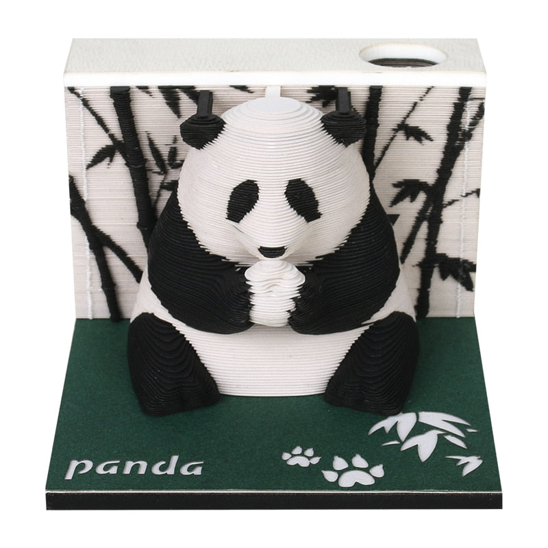 Omoshiroi Blok 3D Kladblok Kalender